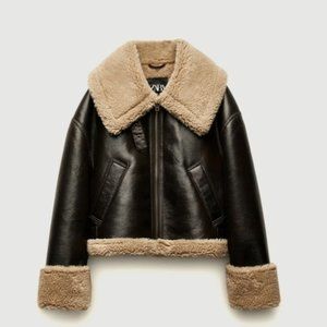 ZW COLLECTION DOUBLE-FACED BIKER JACKET